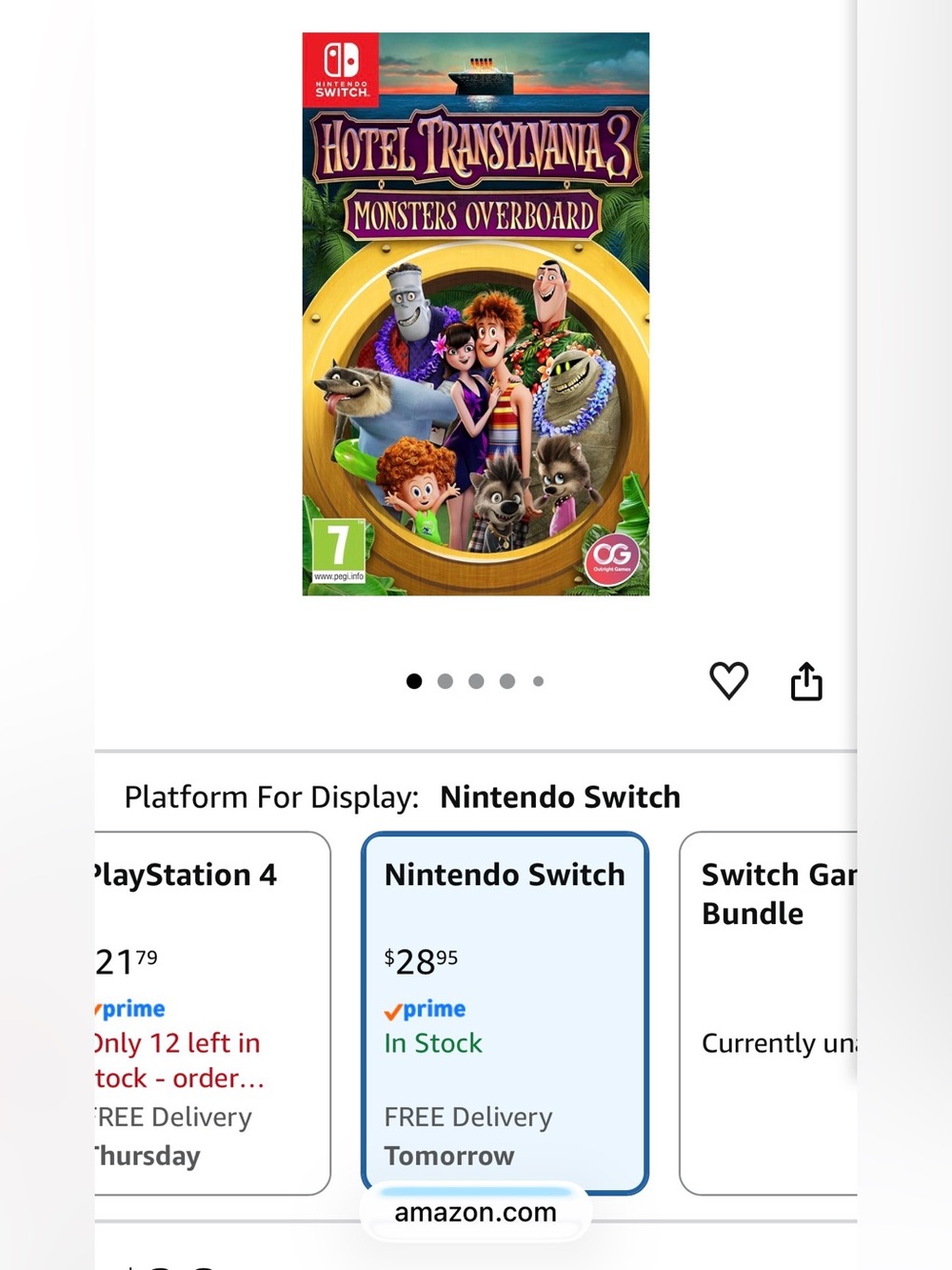 Nintendo Switch - Hotel Transylvania 3